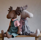 Moose Soft Toy Sewing Pattern PDF + Full Tutorial | EFI Friends | 55 cm Heirloom Toy