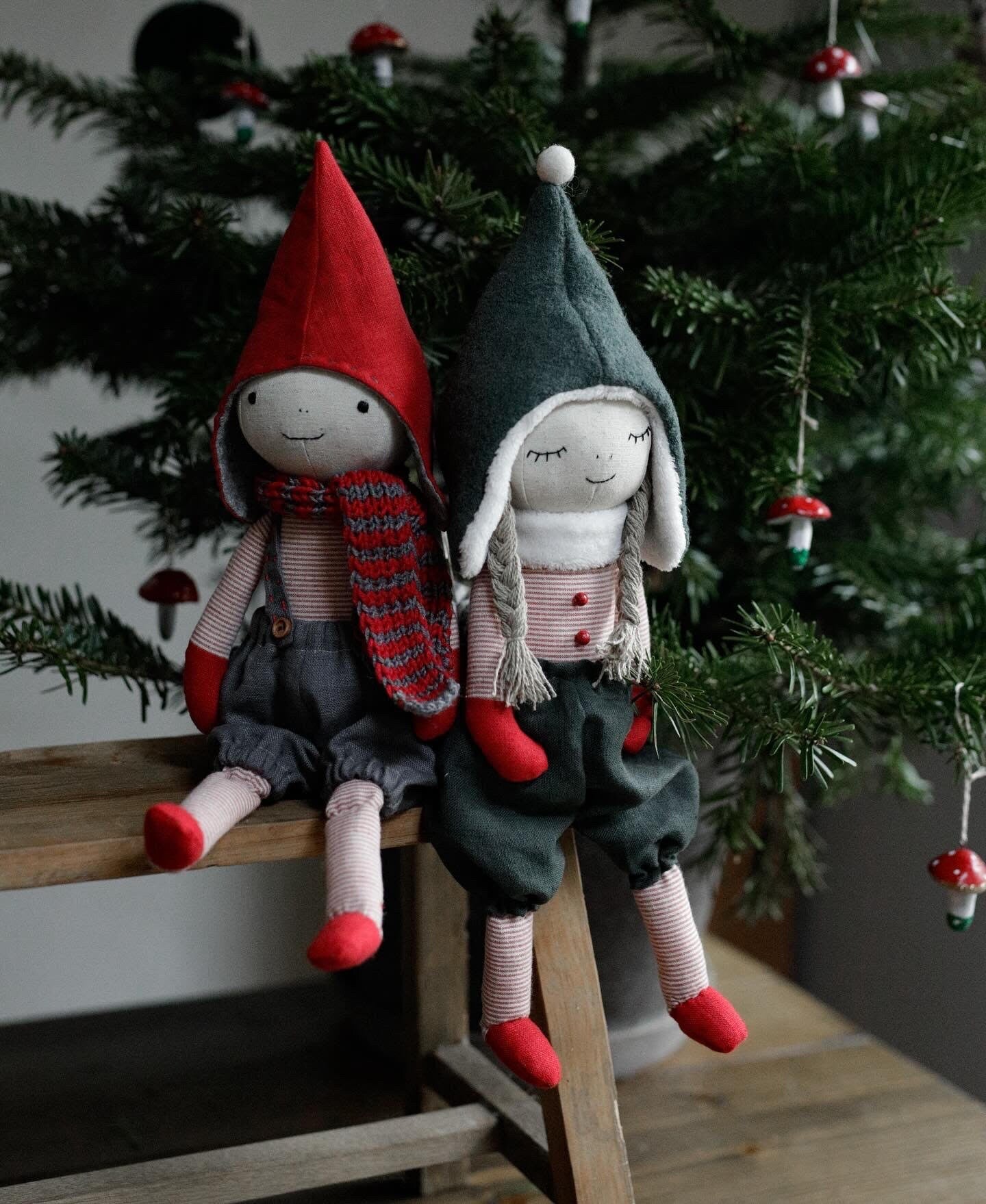 Christmas Buddies – Gingerbread & Elf/Pixie PDF Add-On Sewing Pattern & Tutorial