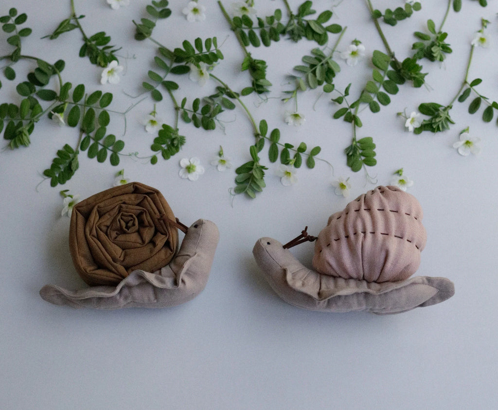 Little Snail Sewing Pattern & Tutorial | 16 × 12 cm Soft Toy