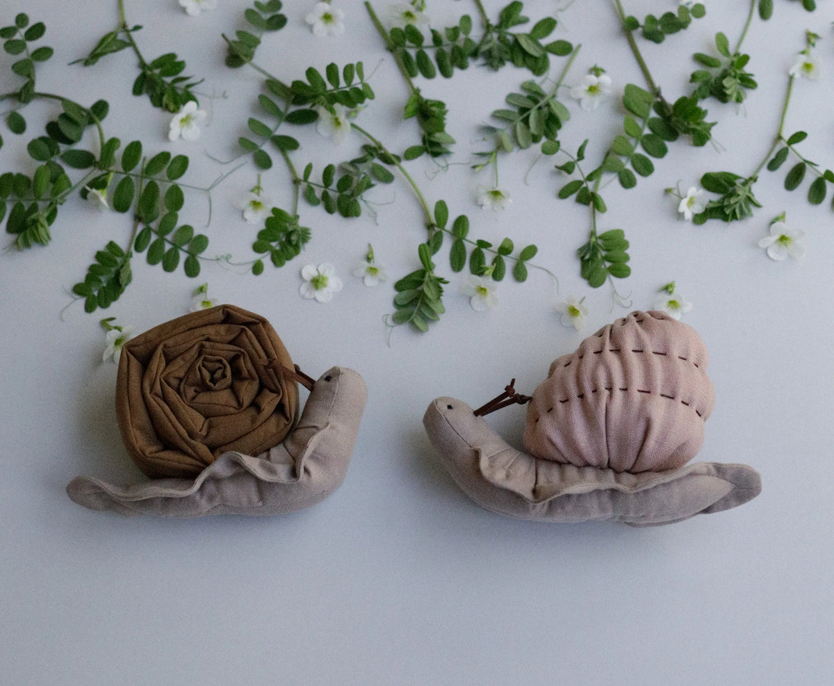 Little Snail Sewing Pattern & Tutorial | 16 × 12 cm Soft Toy