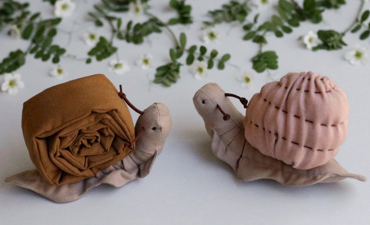 Little Snail Sewing Pattern & Tutorial | 16 × 12 cm Soft Toy