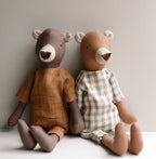 Bear Soft Toy Sewing Pattern PDF + Full Tutorial | EFI Friends | 55 cm Heirloom Toy