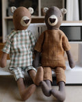 Bear Soft Toy Sewing Pattern PDF + Full Tutorial | EFI Friends | 55 cm Heirloom Toy