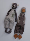 Dungarees Sewing Pattern PDF + Tutorial | Fits 55 cm & 30 cm EFI Friends Toys