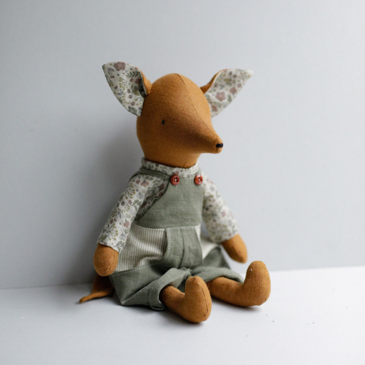 Dungarees Sewing Pattern PDF + Tutorial | Fits 55 cm & 30 cm EFI Friends Toys