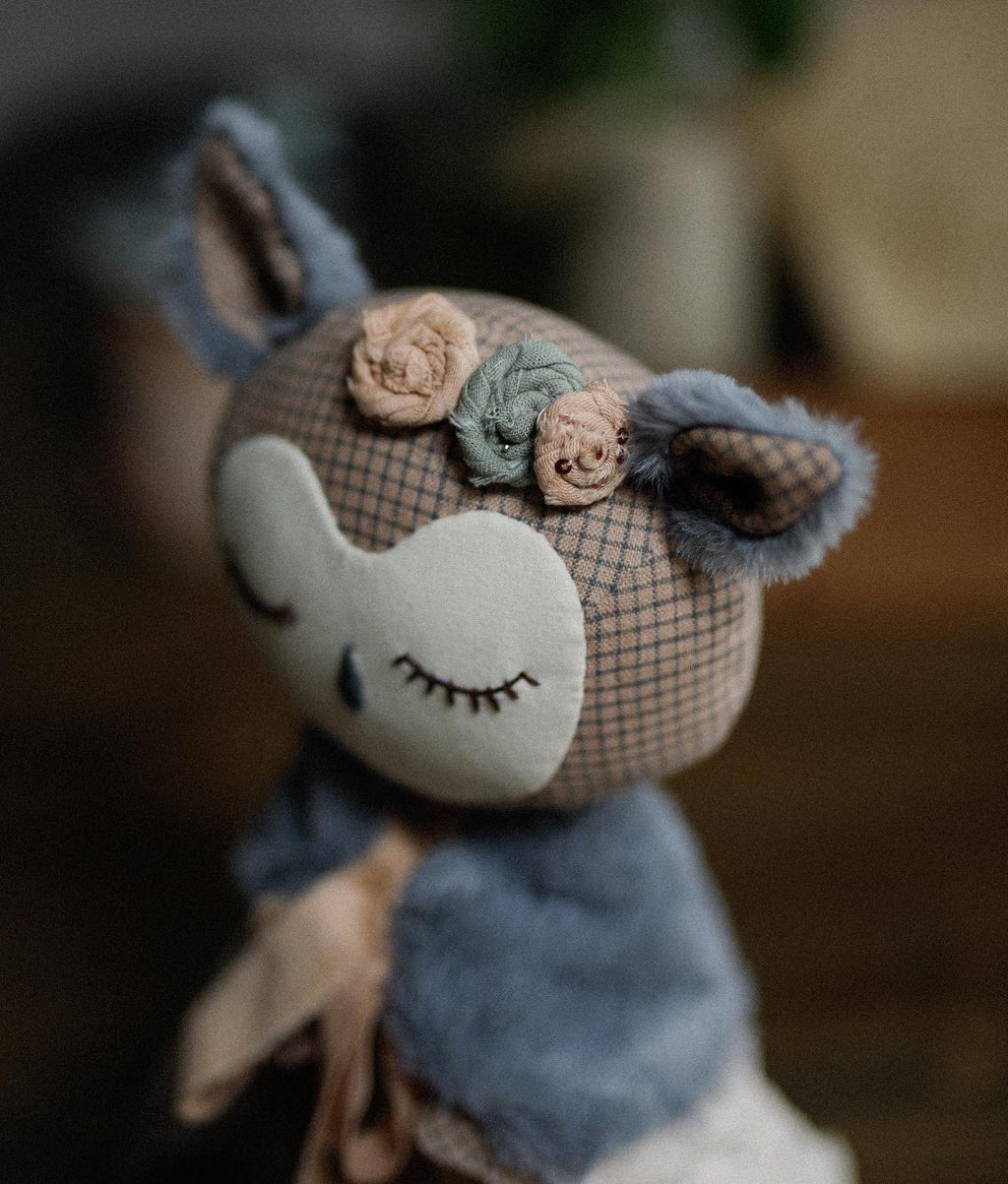Miss Owl 41 cm Soft Toy – PDF Sewing Pattern & Tutorial + Outfit