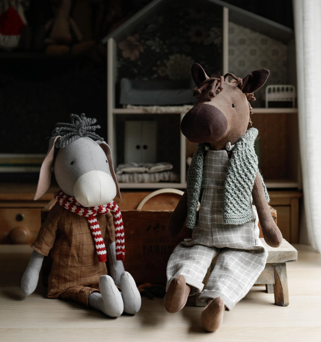 Horse, Donkey & Unicorn Soft Toy – PDF Sewing Pattern & Tutorial