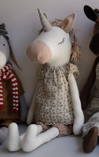 Horse, Donkey & Unicorn Soft Toy – PDF Sewing Pattern & Tutorial