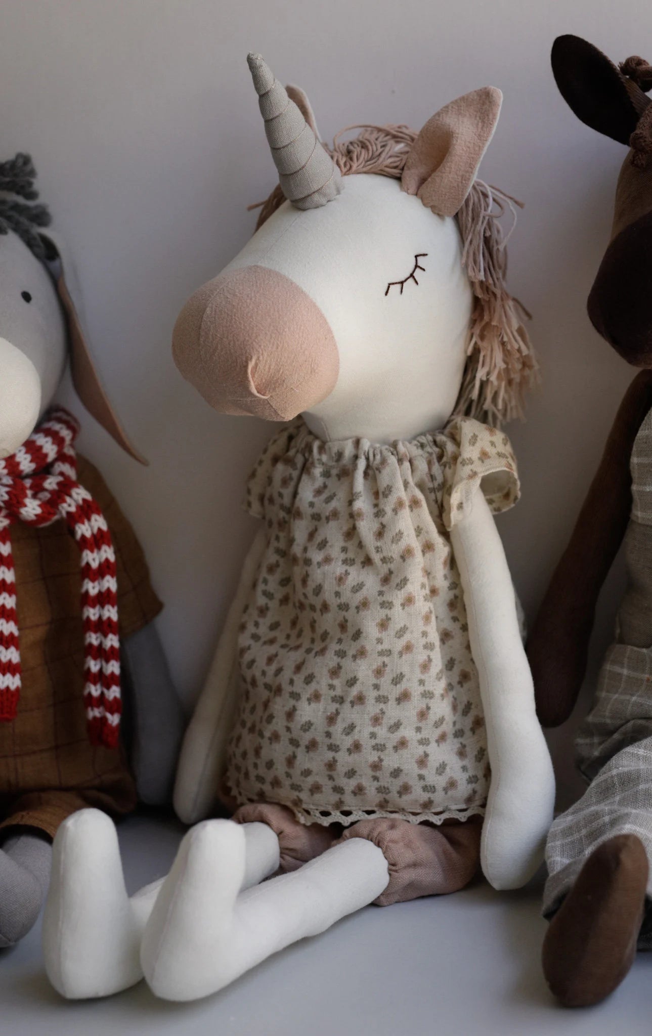 Horse, Donkey & Unicorn Soft Toy – PDF Sewing Pattern & Tutorial