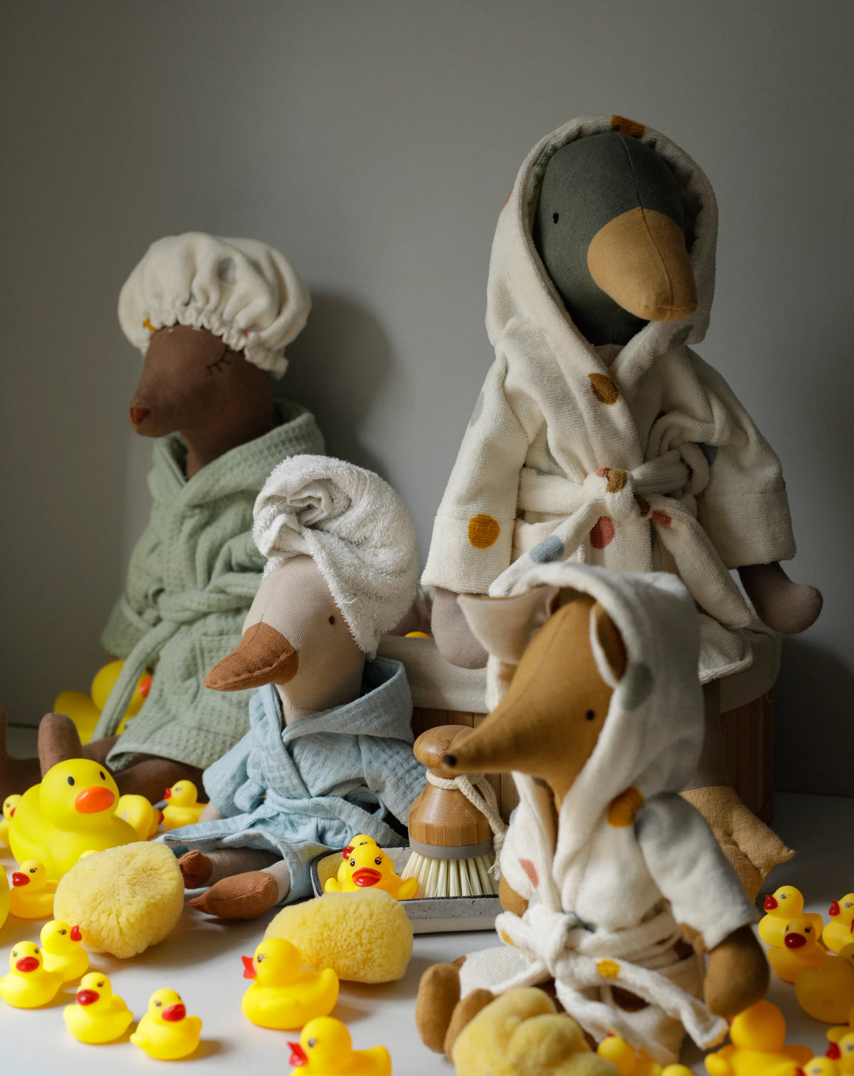 Bathrobe + Shower Cap Sewing Pattern PDF & Tutorial | Fits 55 cm & 30 cm EFI Friends Toys