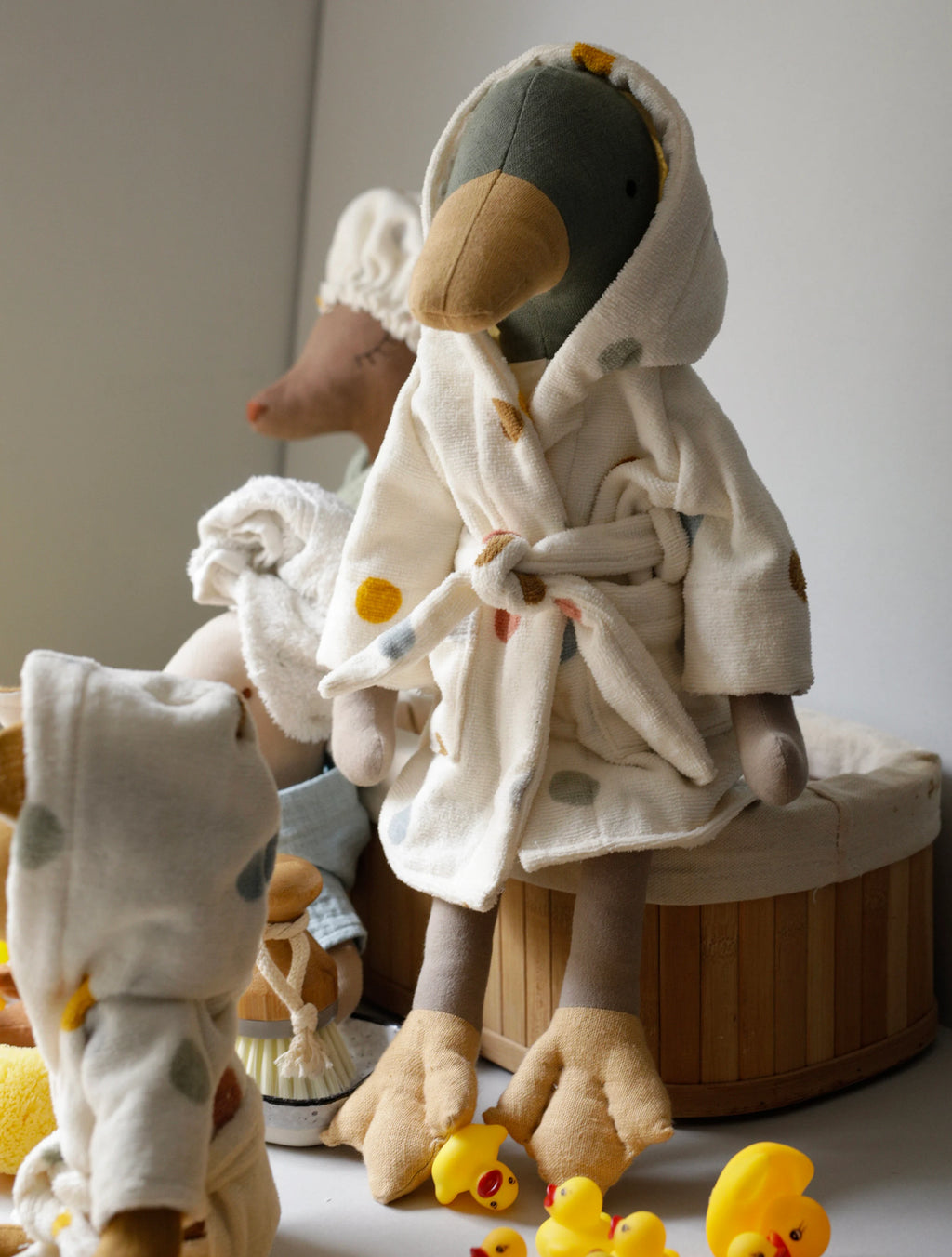 Bathrobe + Shower Cap Sewing Pattern PDF & Tutorial | Fits 55 cm & 30 cm EFI Friends Toys