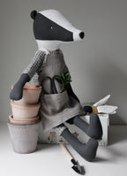 Badger Soft Toy Sewing Pattern PDF + Full Tutorial | EFI Friends | 55 cm Heirloom Toy