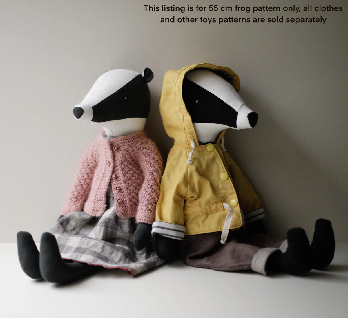 Knitted Cardigan Pattern PDF + Tutorial | Fits 55 cm EFI Friends Toys