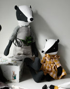 Badger Soft Toy Sewing Pattern PDF + Full Tutorial | EFI Friends | 55 cm Heirloom Toy