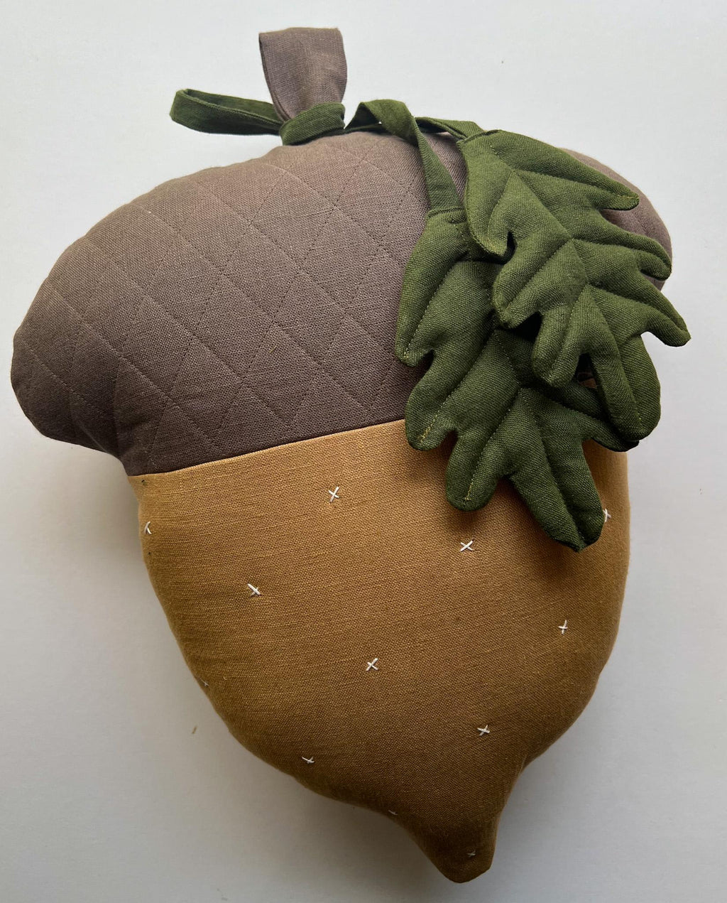 Acorn Cushion Sewing Pattern PDF + Tutorial | Beginner-Friendly Autumn Decor