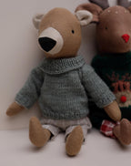 Knitted Turtleneck Jumper Pattern PDF + Tutorial | Fits 55 cm & 30 cm EFI Friends Toys