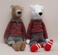 Knitted Turtleneck Jumper Pattern PDF + Tutorial | Fits 55 cm & 30 cm EFI Friends Toys