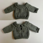 Knitted Turtleneck Jumper Pattern PDF + Tutorial | Fits 55 cm & 30 cm EFI Friends Toys