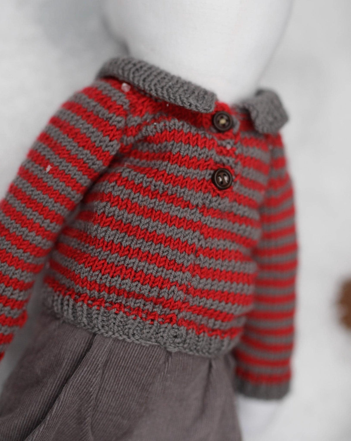 Knitted Turtleneck Jumper Pattern PDF + Tutorial | Fits 55 cm & 30 cm EFI Friends Toys