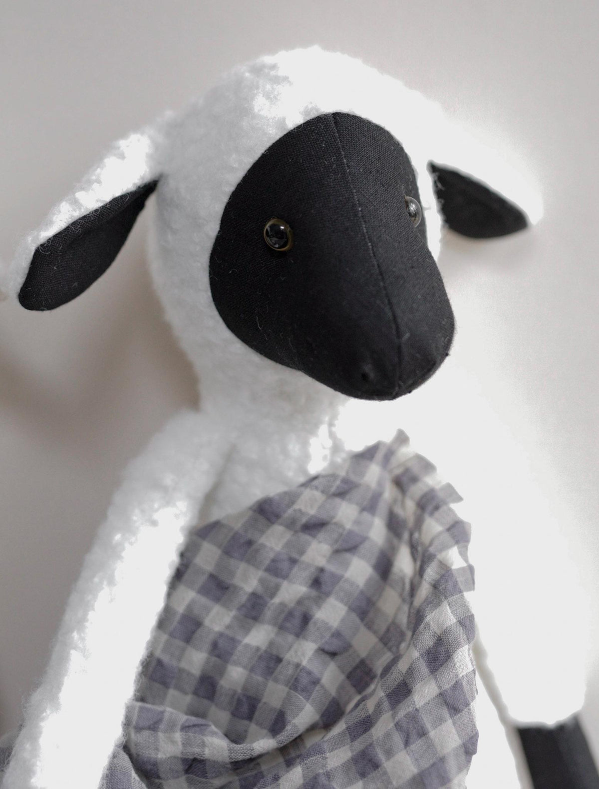 Lamb Soft Toy Sewing Pattern PDF + Full Tutorial | EFI Friends | 55 cm Heirloom Toy