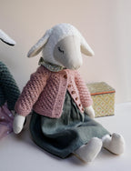 Lamb Soft Toy Sewing Pattern PDF + Full Tutorial | EFI Friends | 55 cm Heirloom Toy
