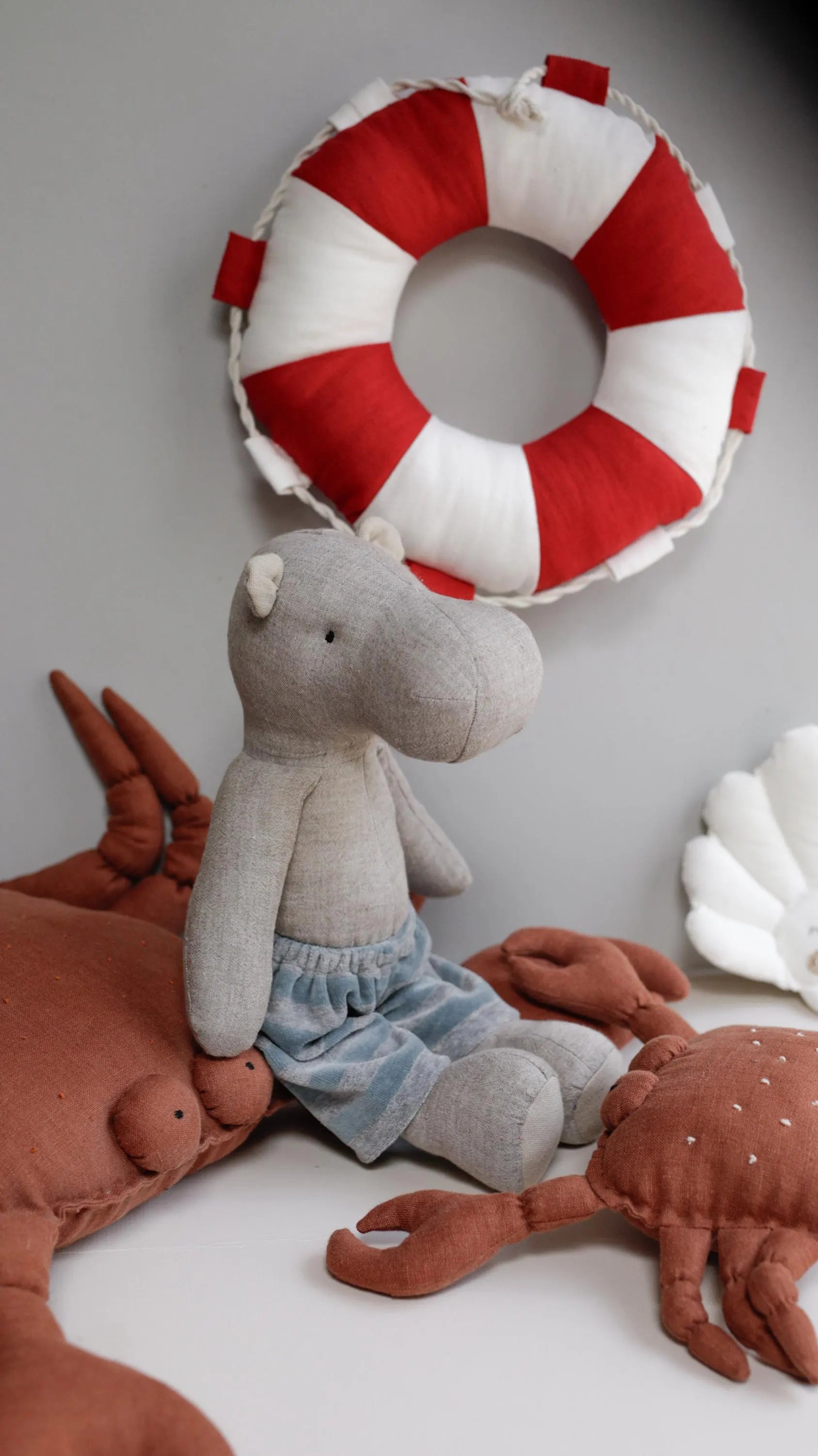 Happy Snout Hippo PDF Sewing Pattern (38 cm / 15")