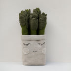 Asparagus in a bag soft toy Pretend Play PDF Sewing Pattern and Tutorial