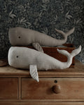 Snuggle the Whale soft toy children room décor cushion PDF pattern